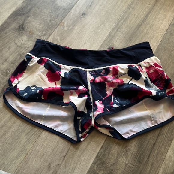 Floral Lululemon Shorts - Picture 2 of 2